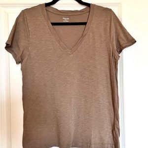 Madewell V-Neck Short Sleeve, Castle Rock
